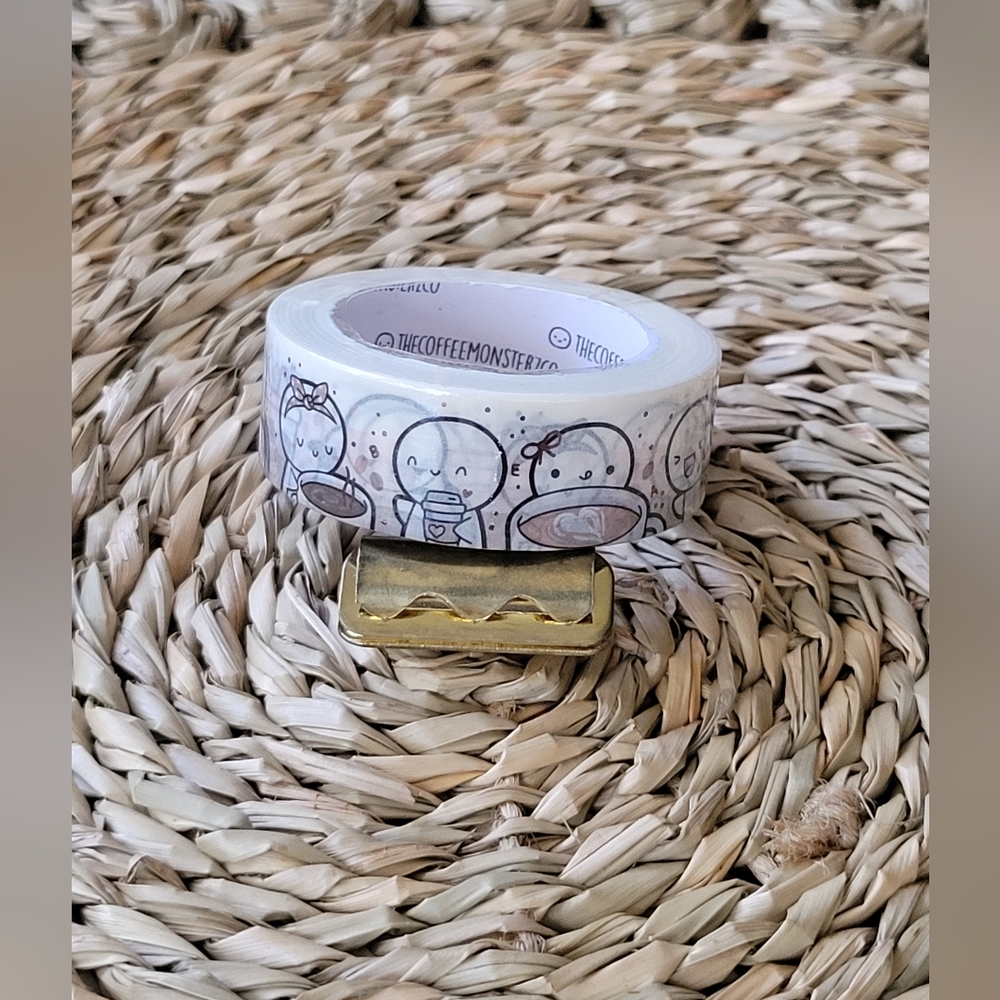 Thecoffeemonsterzco - Coffee Time 2.0 washi tape - 15 mm